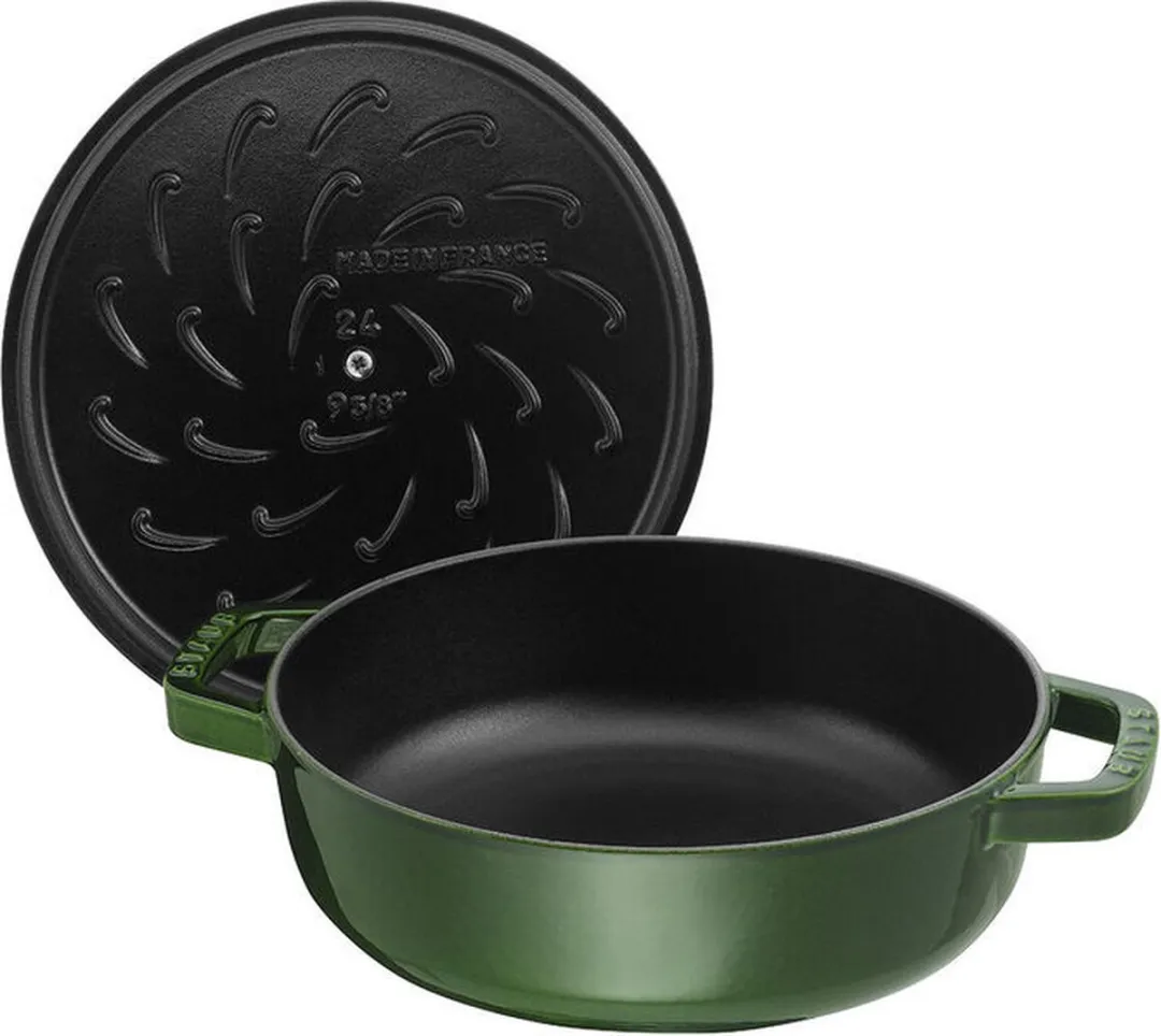 Staub Sauteerpan Chistera 28cm - Basilicum - afbeelding 5 van 5