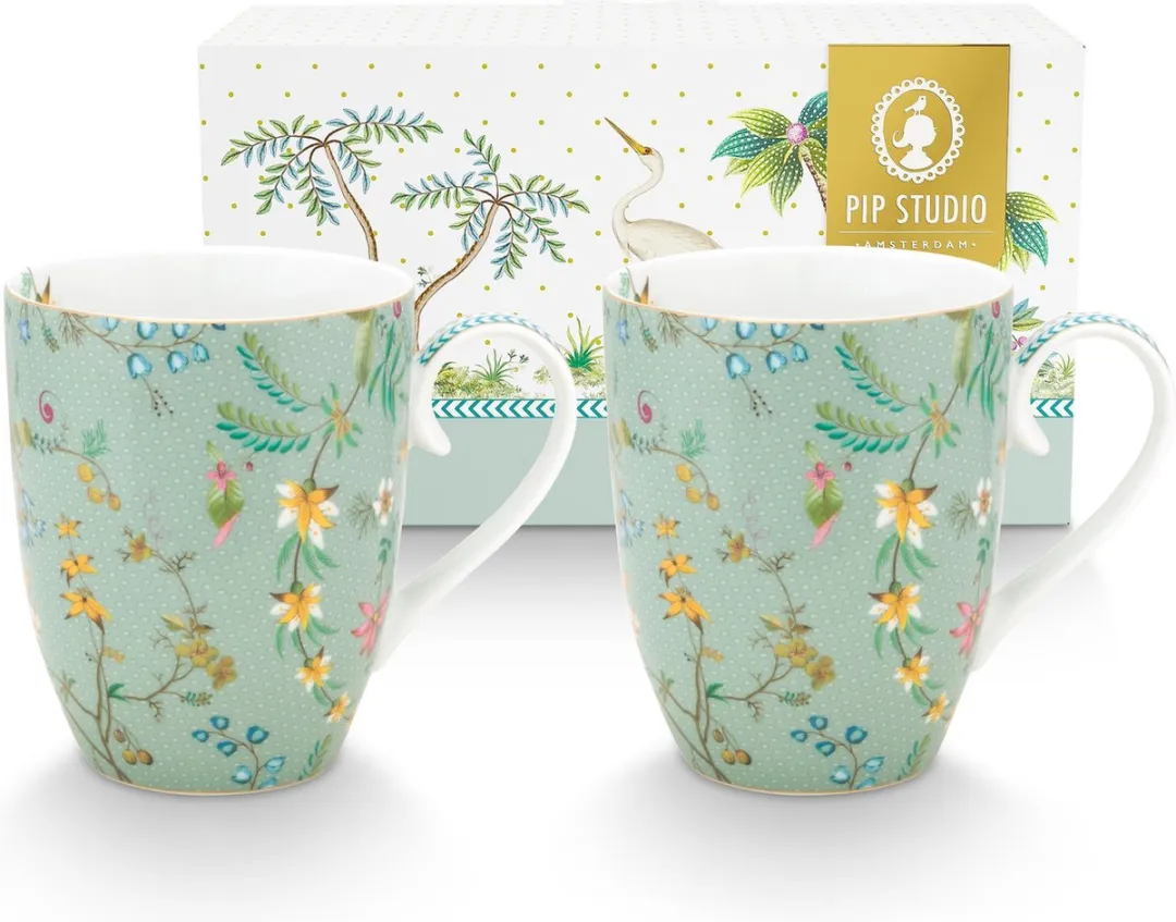 Pip Studio Jolie Flowers Mokken 350ml
