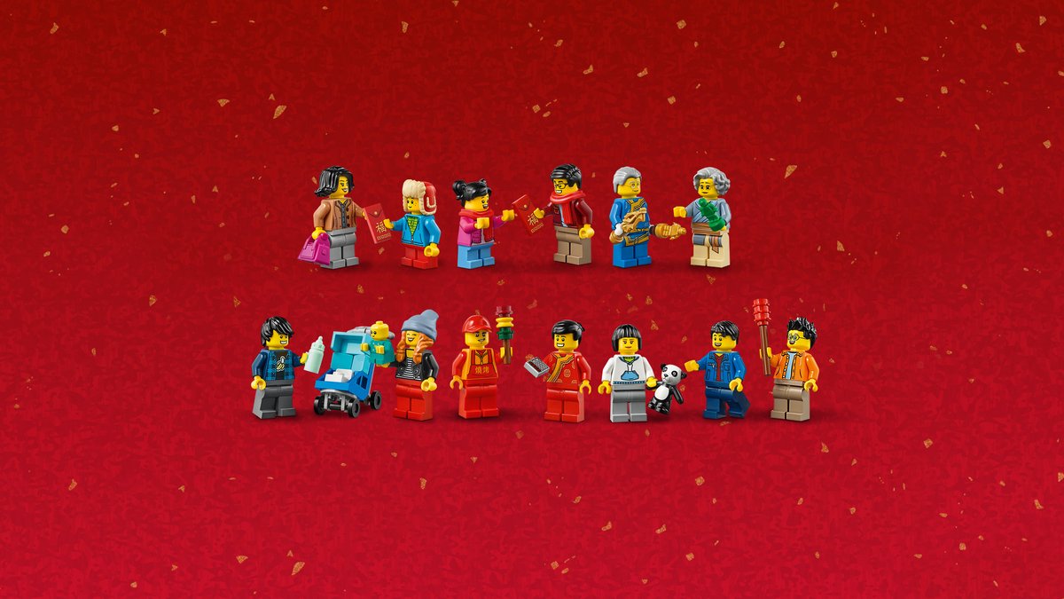 LEGO Tempelmarkt voor Chinees nieuwjaar - 80105