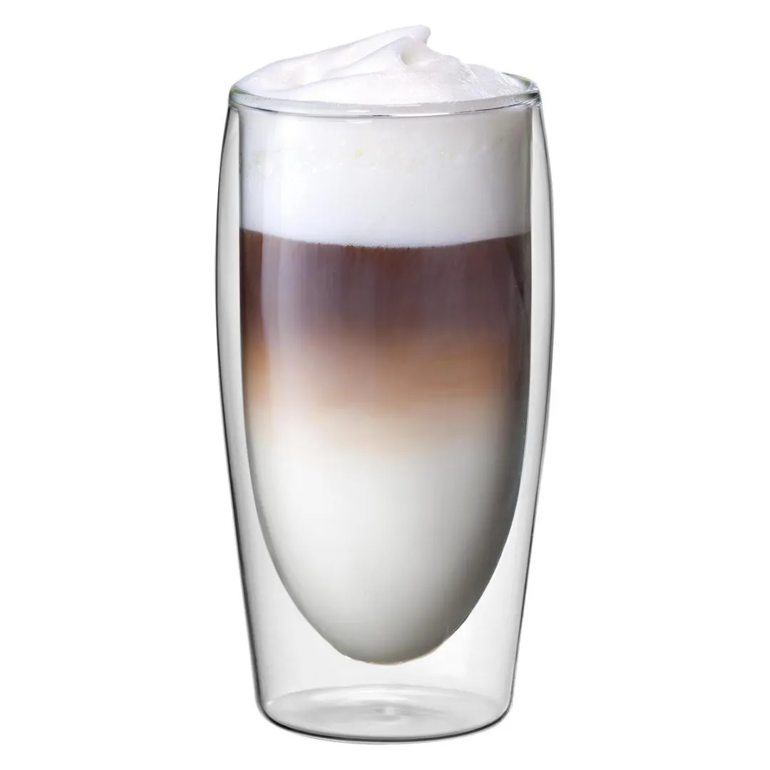 Scanpart Dubbelwandig Koffieglas 350ml - 2 Stuks
