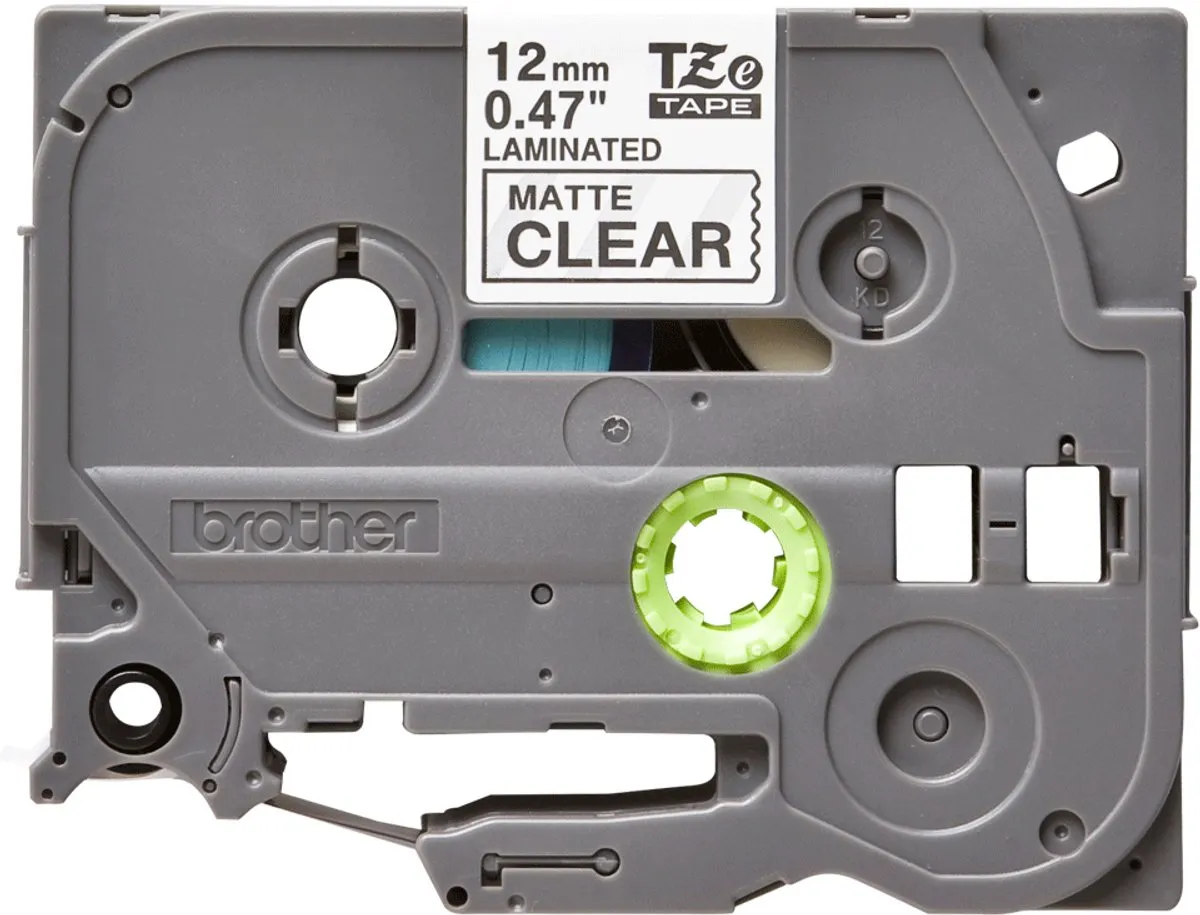 Brother TZe-M31 Labeltape - Transparant 12mm 8m
