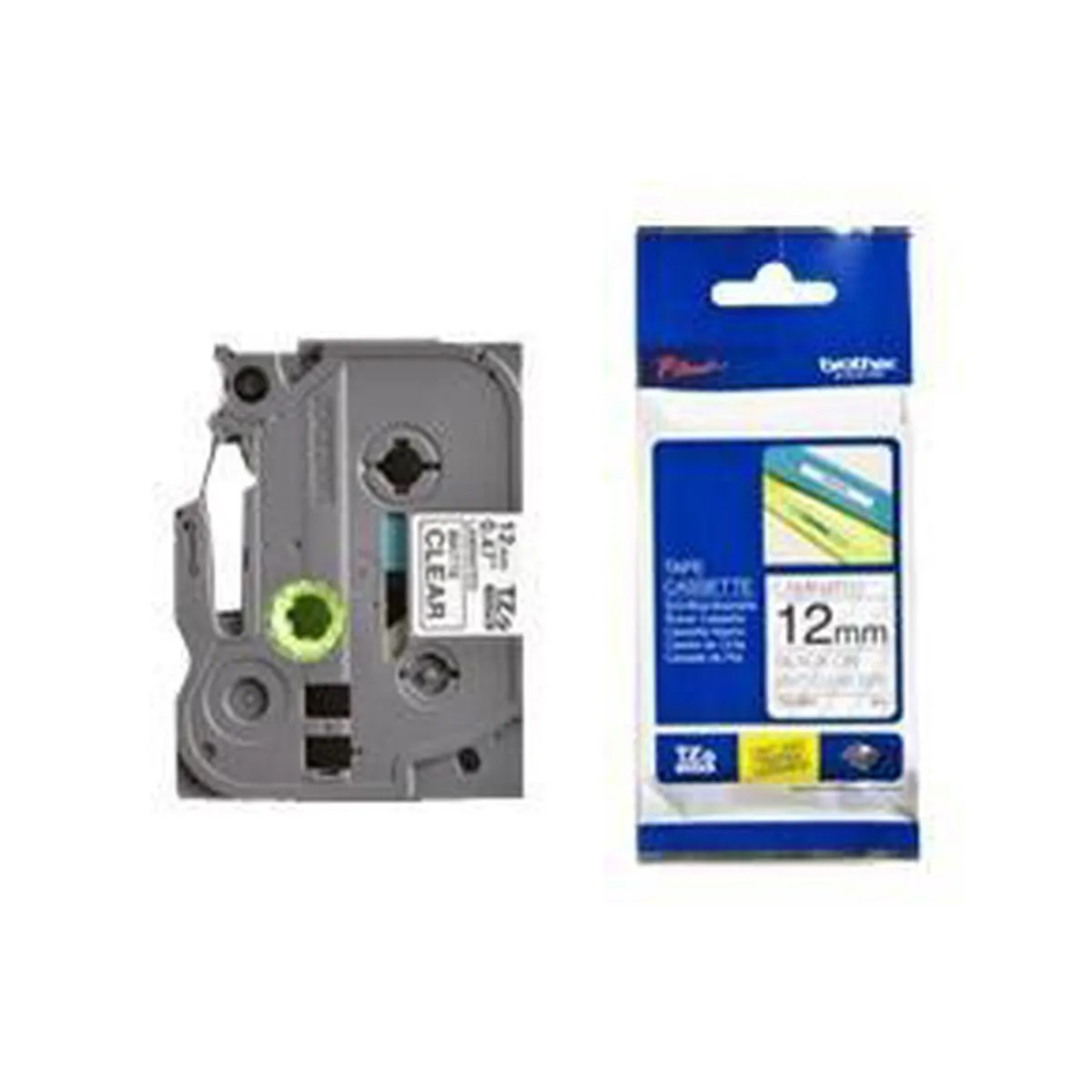 Brother TZe-M31 Labeltape - Transparant 12mm 8m