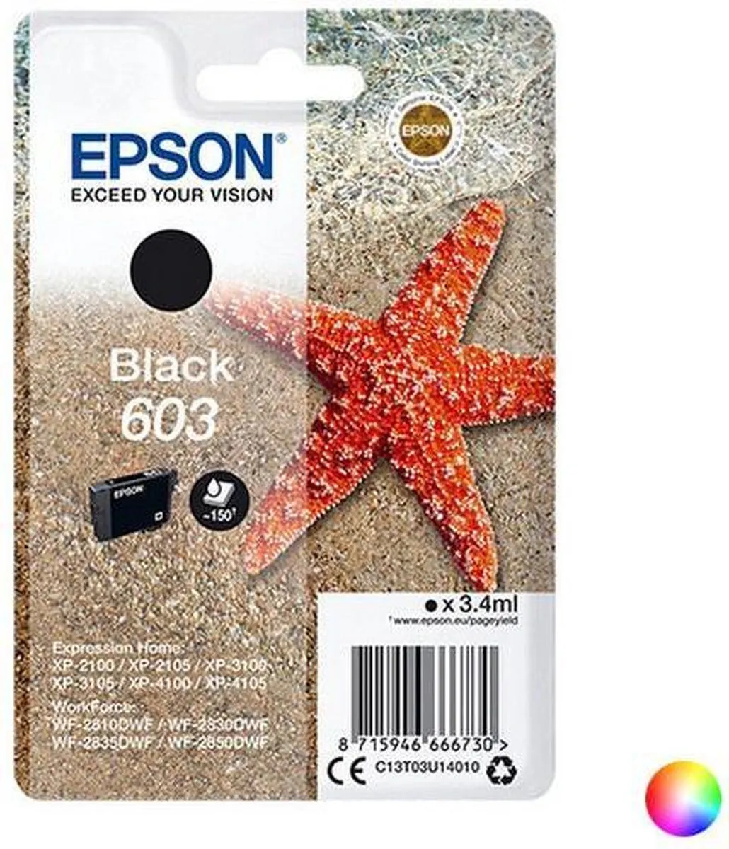 Epson Cyan 603 Inktcartridge 24ml