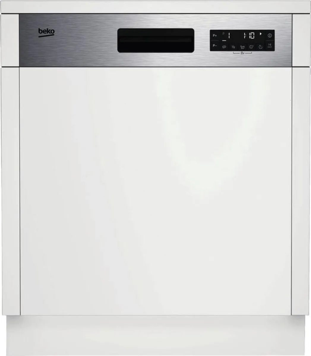 Beko BDSN25530X Semi-ingebouwde vaatwasser 15 couverts
