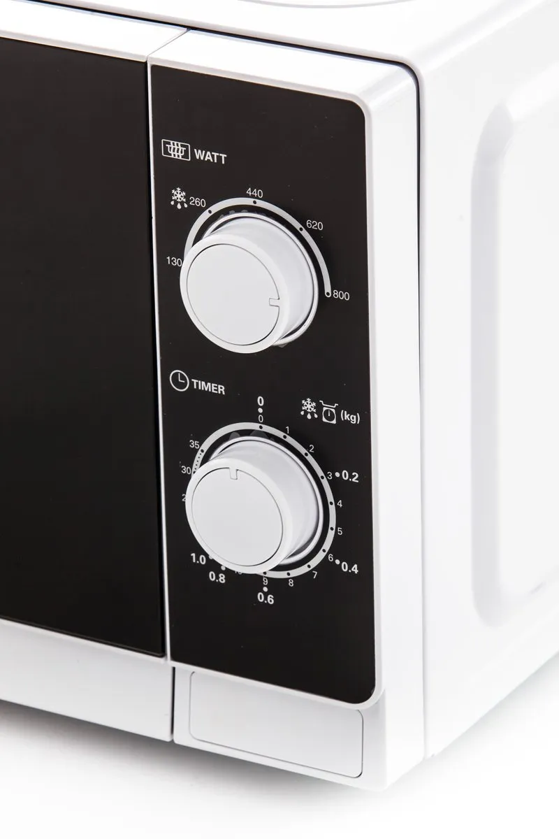Sharp R200WW Solo Magnetron 800W - Wit - afbeelding 6 van 6