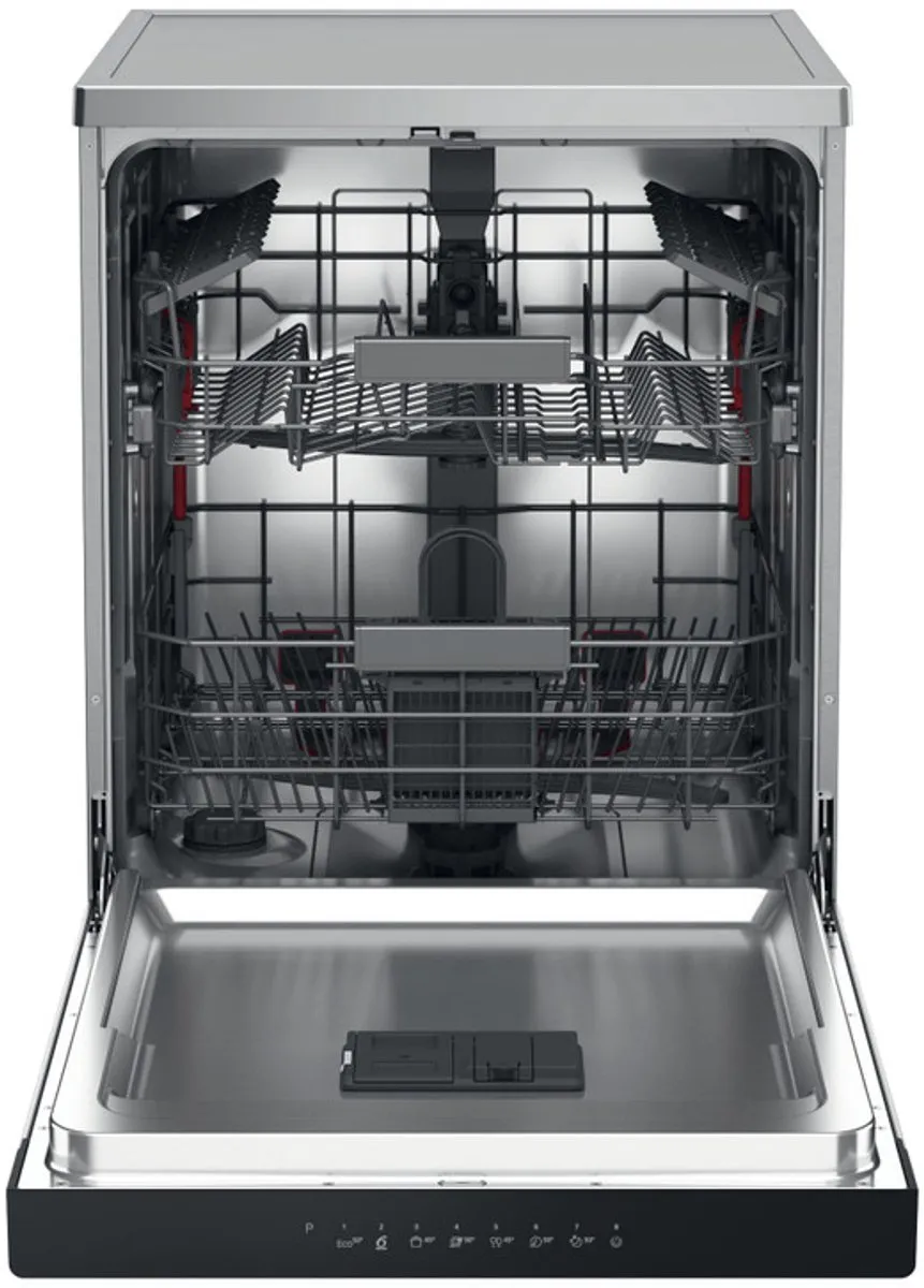 Whirlpool WH3FB14BN7A0X Vrijstaande Vaatwasser 14 Couverts - Roestvrij staal