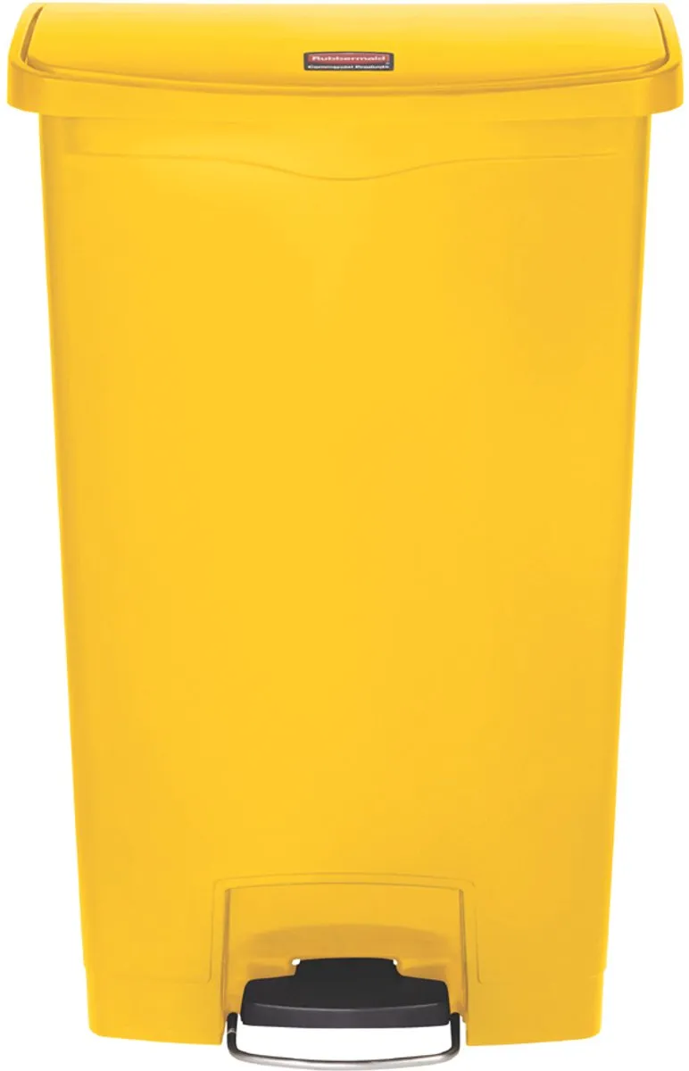 Rubbermaid Slim Jim Step On Pedaalemmer 68L - Wit
