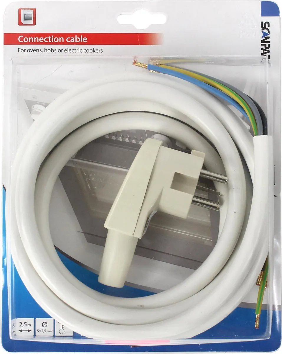 Scanpart Perilex Aansluitkabel 2.5m - met stekker