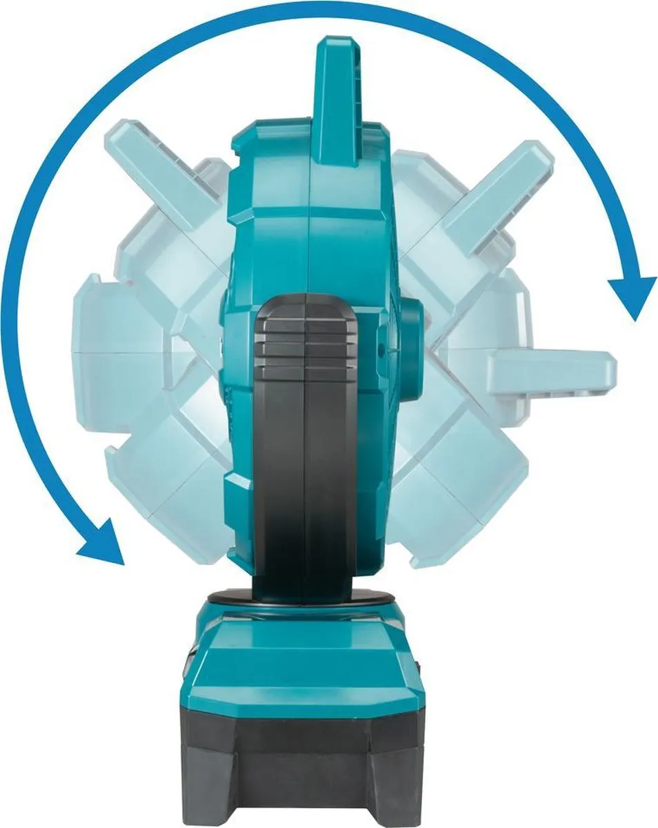 Makita CF001GZ XGT Accu Ventilator 40V - 3 standen - afbeelding 6 van 6