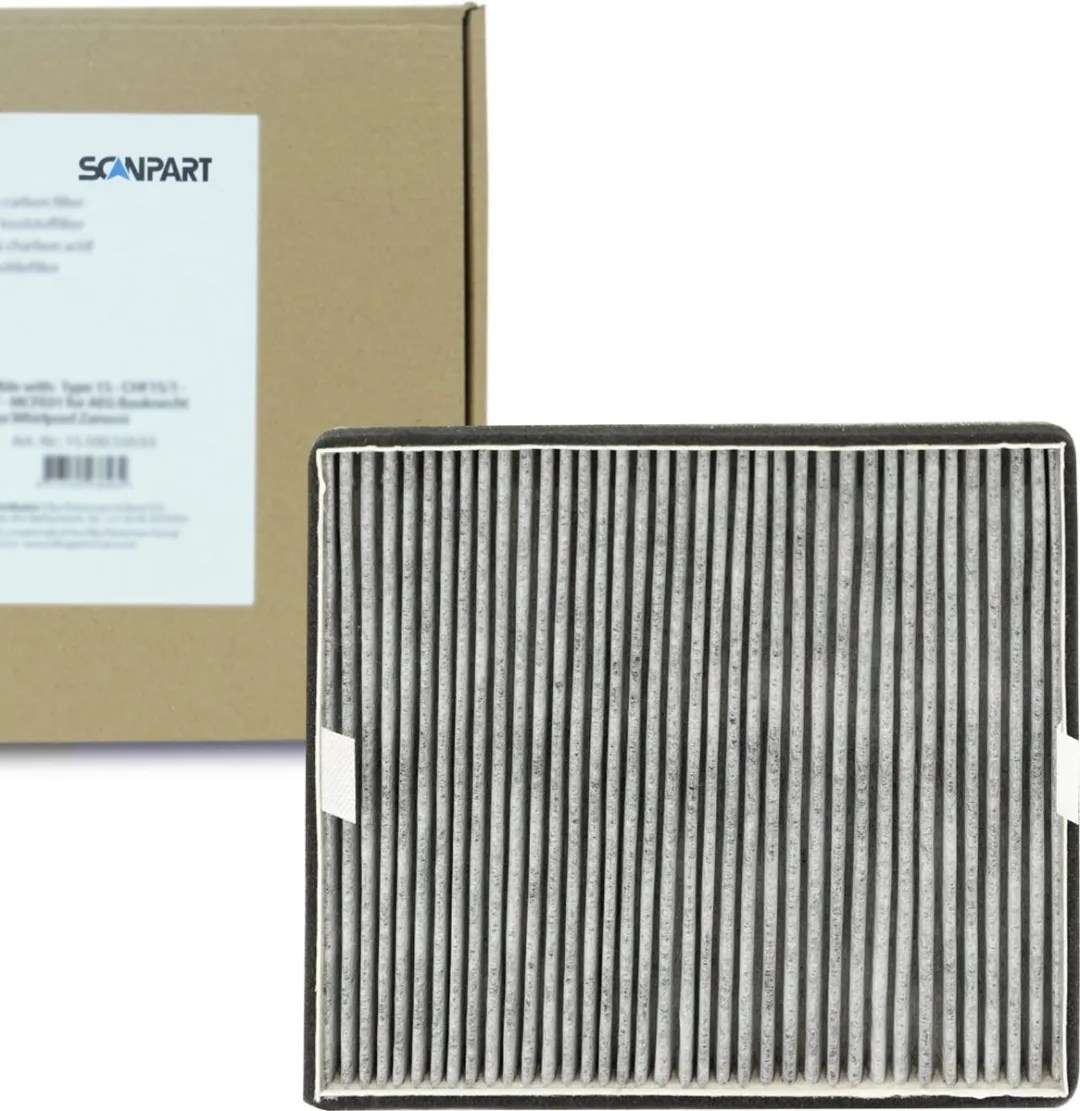 Scanpart Actief Koolstoffilter DKF12-P 11762580 - Zwart