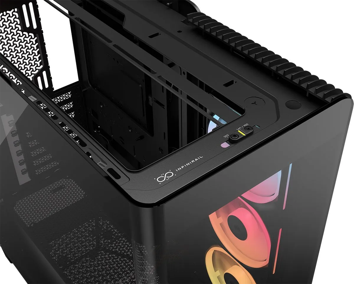 Corsair FRAME 4500X LR-R ATX Behuizing - Zwart - 3x LX120-R ARGB