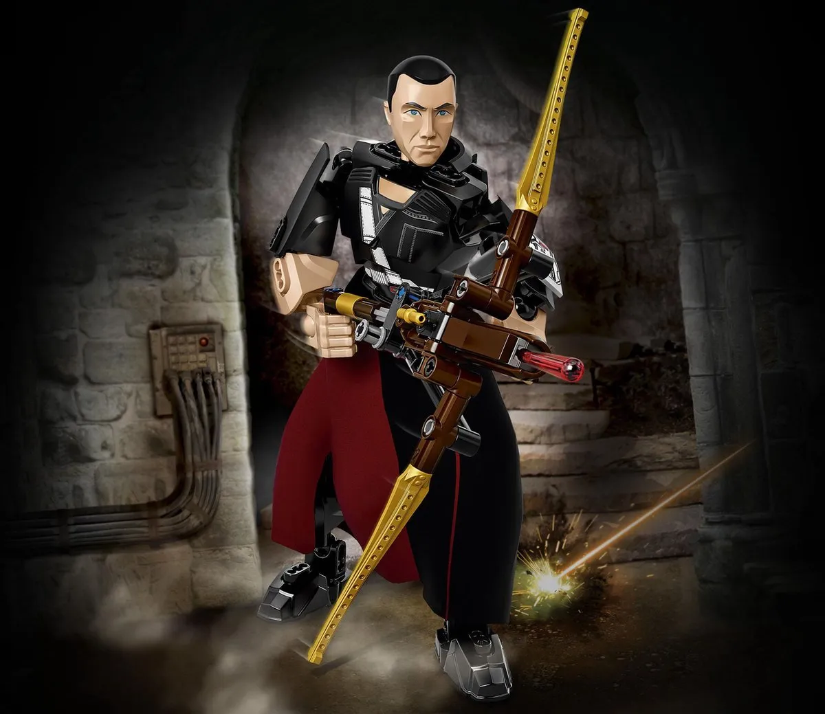 LEGO Star Wars Chirrut Îmwe 75524 - 87 Stenen - afbeelding 5 van 6