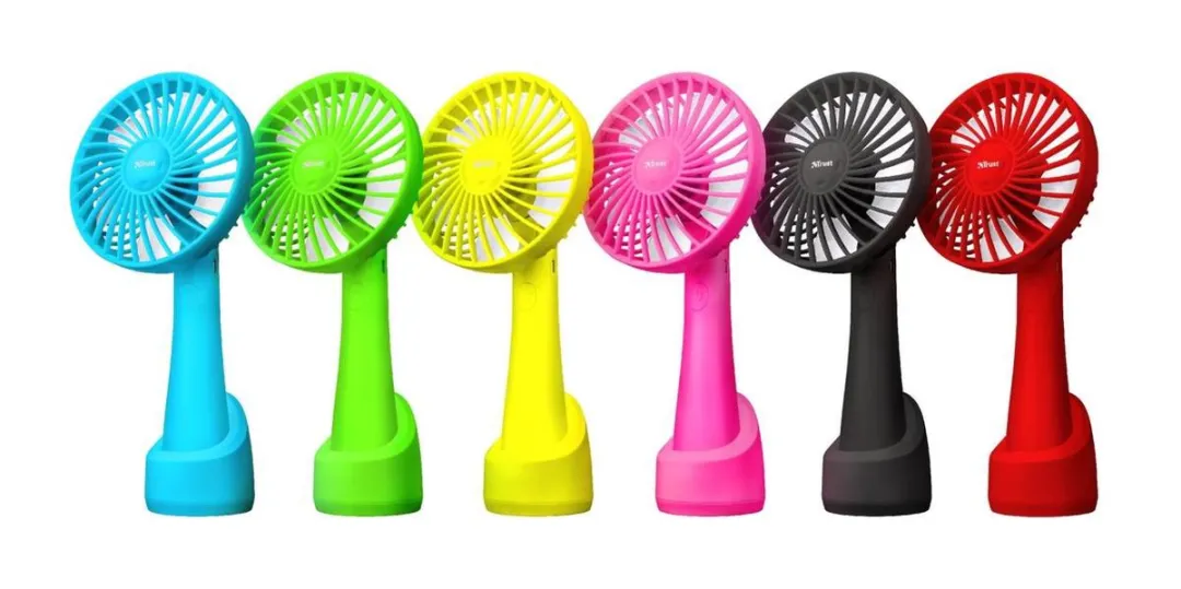 Trust Ventu-Go Ventilator Rood - 3 Snelheden - afbeelding 6 van 6