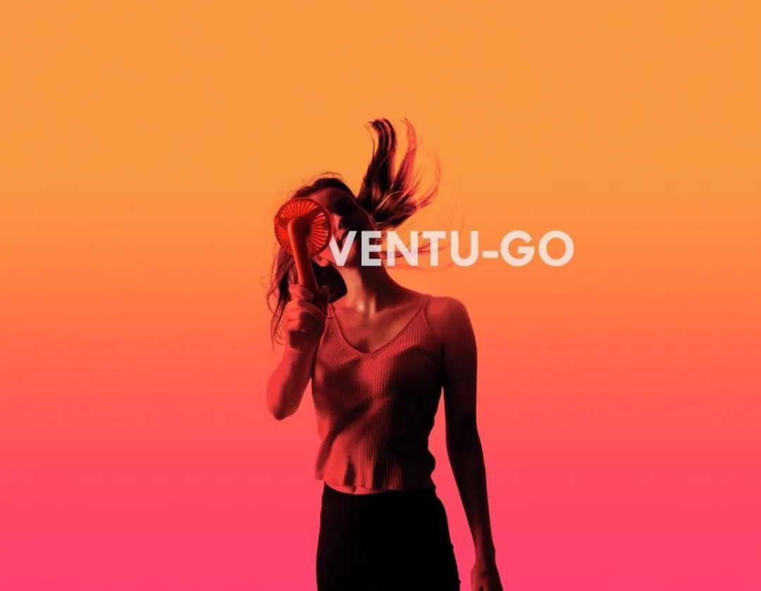 Trust Ventu-Go Ventilator Rood - 3 Snelheden