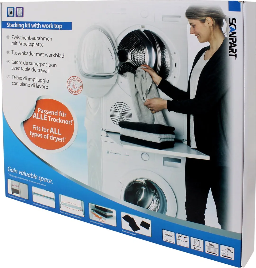 Scanpart Universele Tussenkader 0150120106 - 9 Stuks - Wit