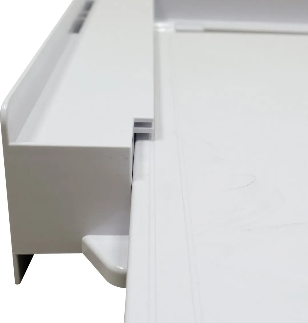 Scanpart Kunststof Tussenstuk Wasmachine/Droger 0150120118 - 3-delig - Wit