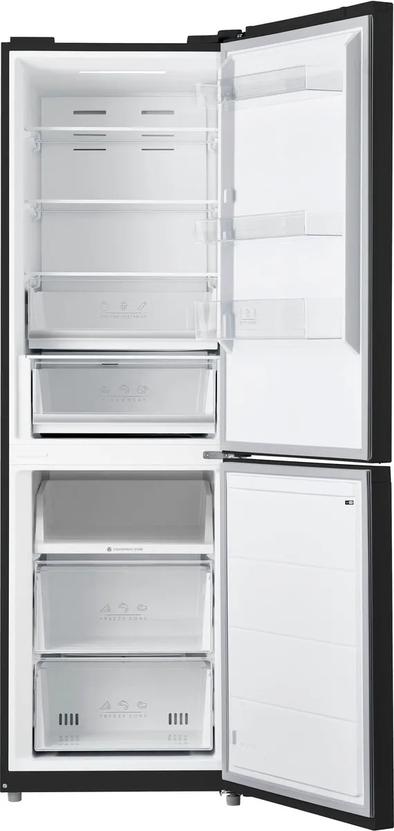 Inventum KV1851B No Frost Koel-Vriescombinatie 334L - 185cm - Zwart