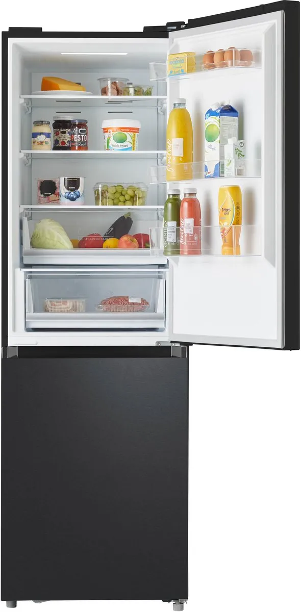 Inventum KV1851B No Frost Koel-Vriescombinatie 334L - 185cm - Zwart