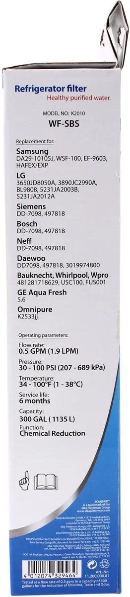 Scanpart WF-SBS Waterfilter - Extern - 1120000001 - Wit