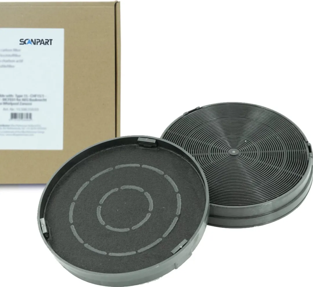 Scanpart Koolstoffilter DKF14-1 - 2 Stuks - Ø201mm