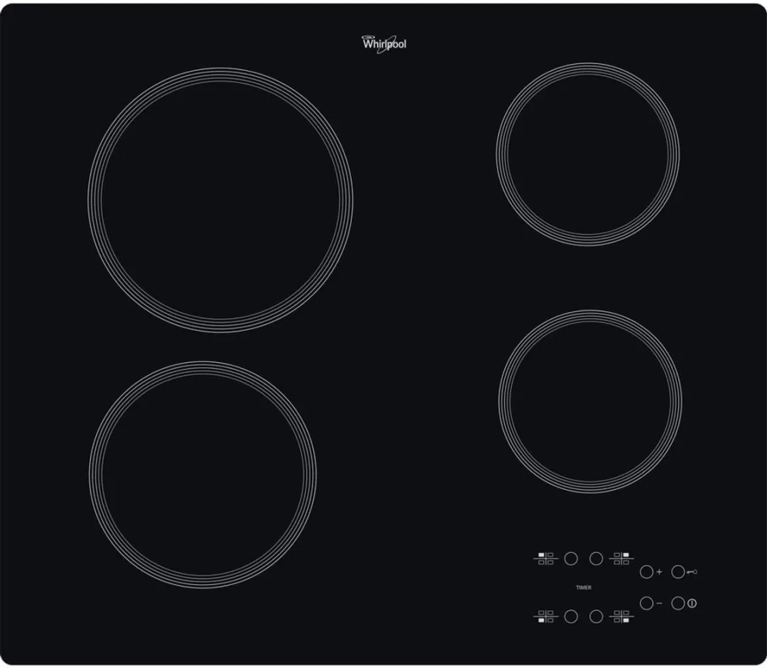 Whirlpool AKT 801/NE Inductiekookplaat 4 Zones - Zwart