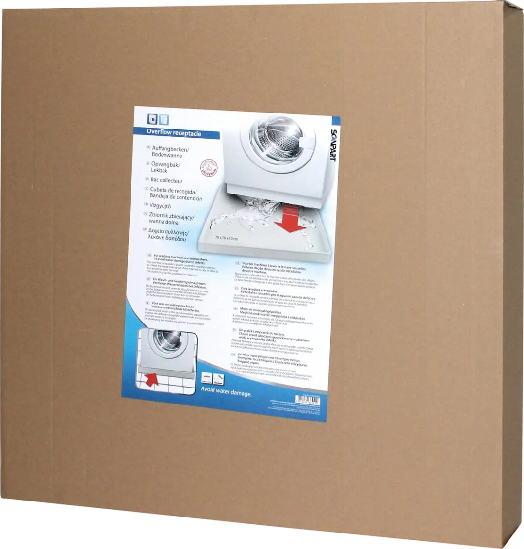 Scanpart Lekbak Wasmachine 70x70x10cm