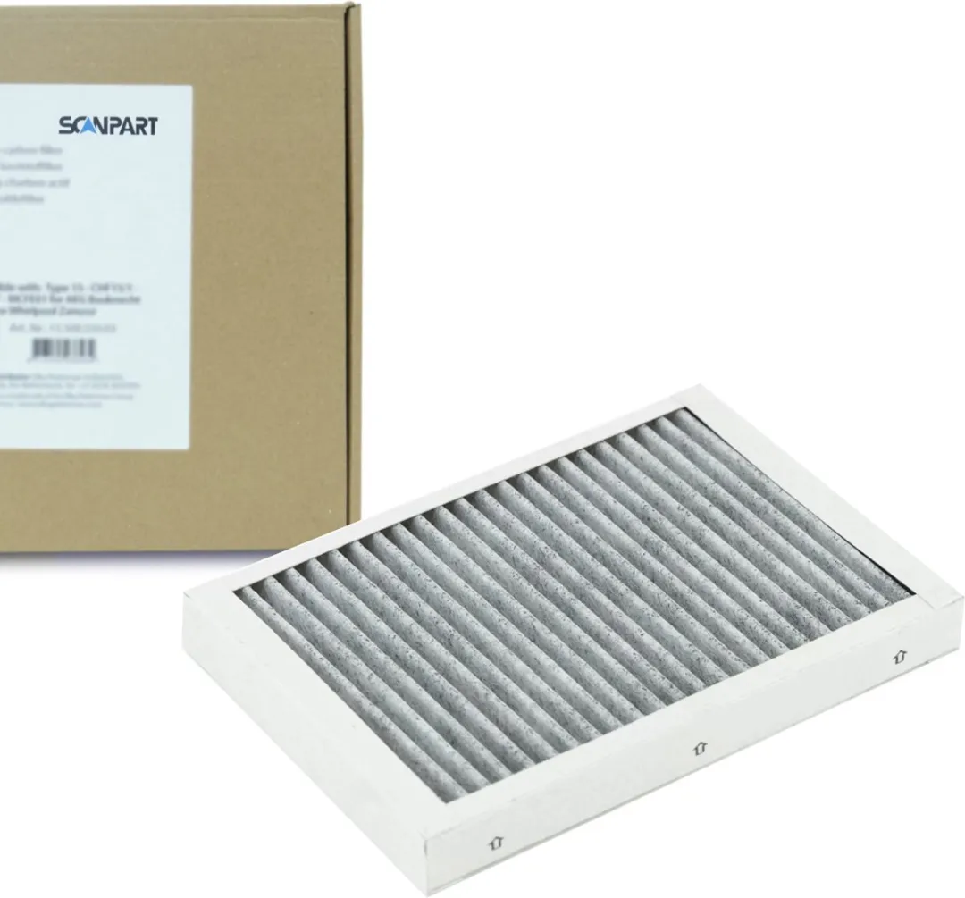 Scanpart Geur- en Fijnstoffilter 736060 - 260x180mm - o.a. Pelgrim HF3004