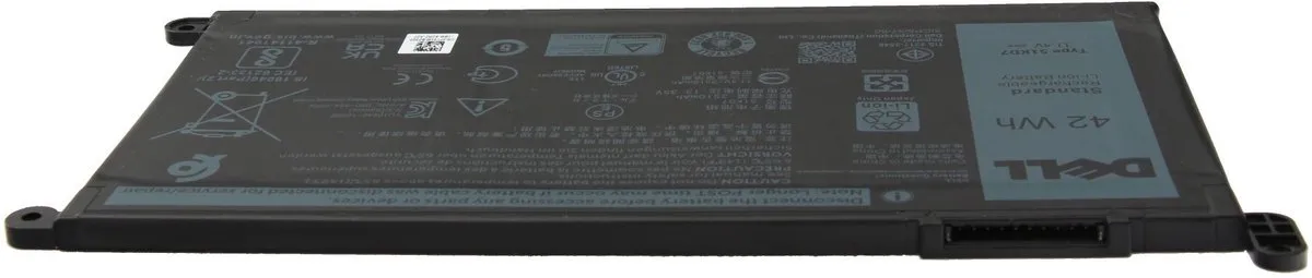 Dell 51KD7 Laptopbatterij - 42Wh