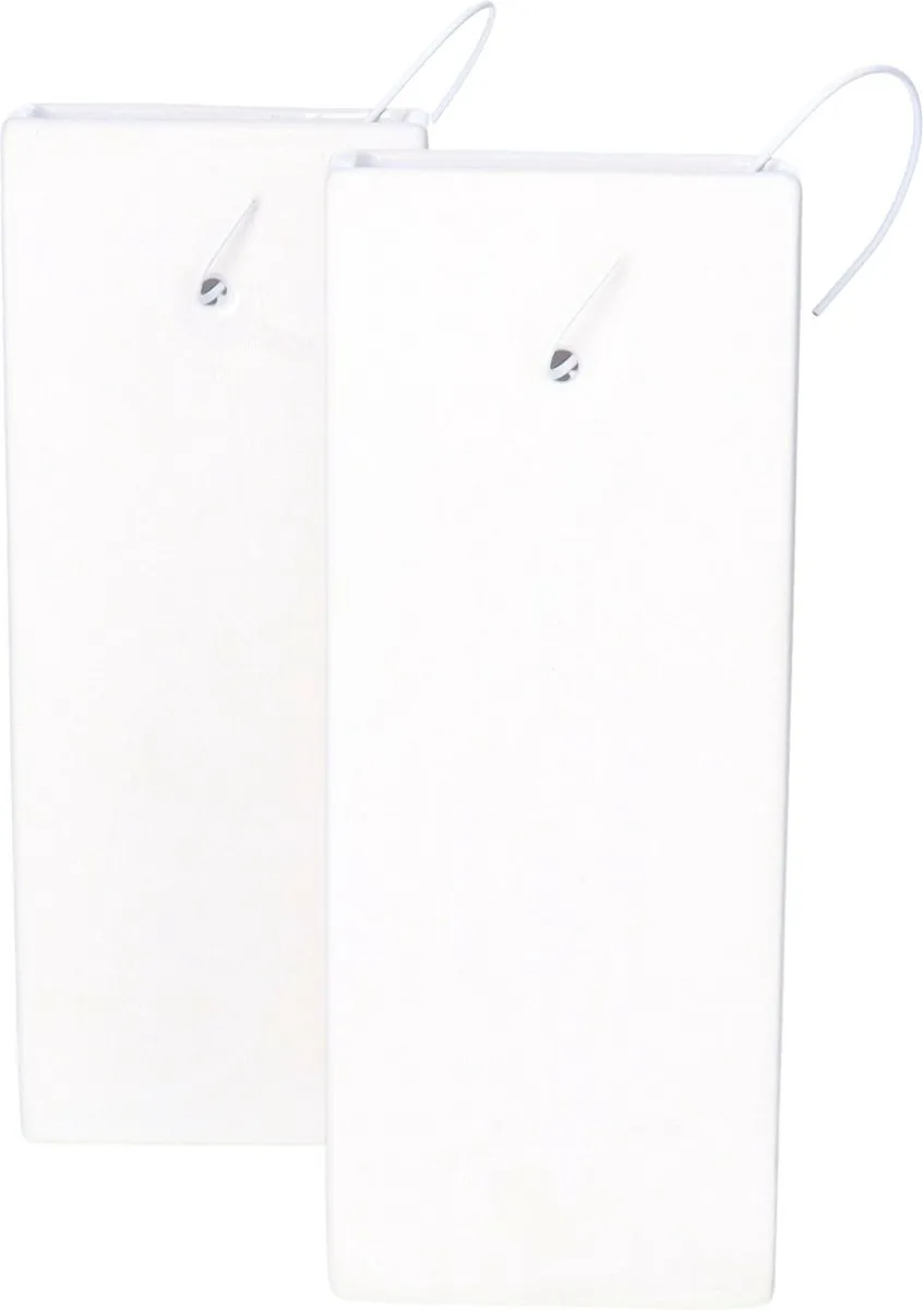 Bellatio Design Waterverdamper Radiator 4x - 8x20cm - Wit