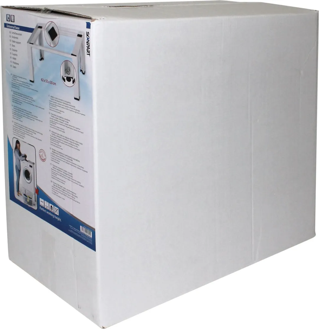 Scanpart Wasmachine Sokkel 30cm - 150kg - 61x51cm Wit