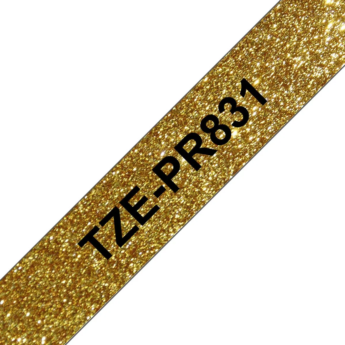 Brother TZe-PR831 Labeltape - Goud/Zwart 12mm 8m