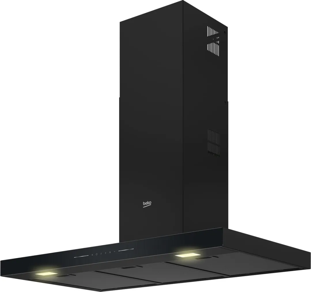Beko BHCB96641BBBHS Afzuigkap 90cm - 430 m³/u - Zwart - afbeelding 6 van 6