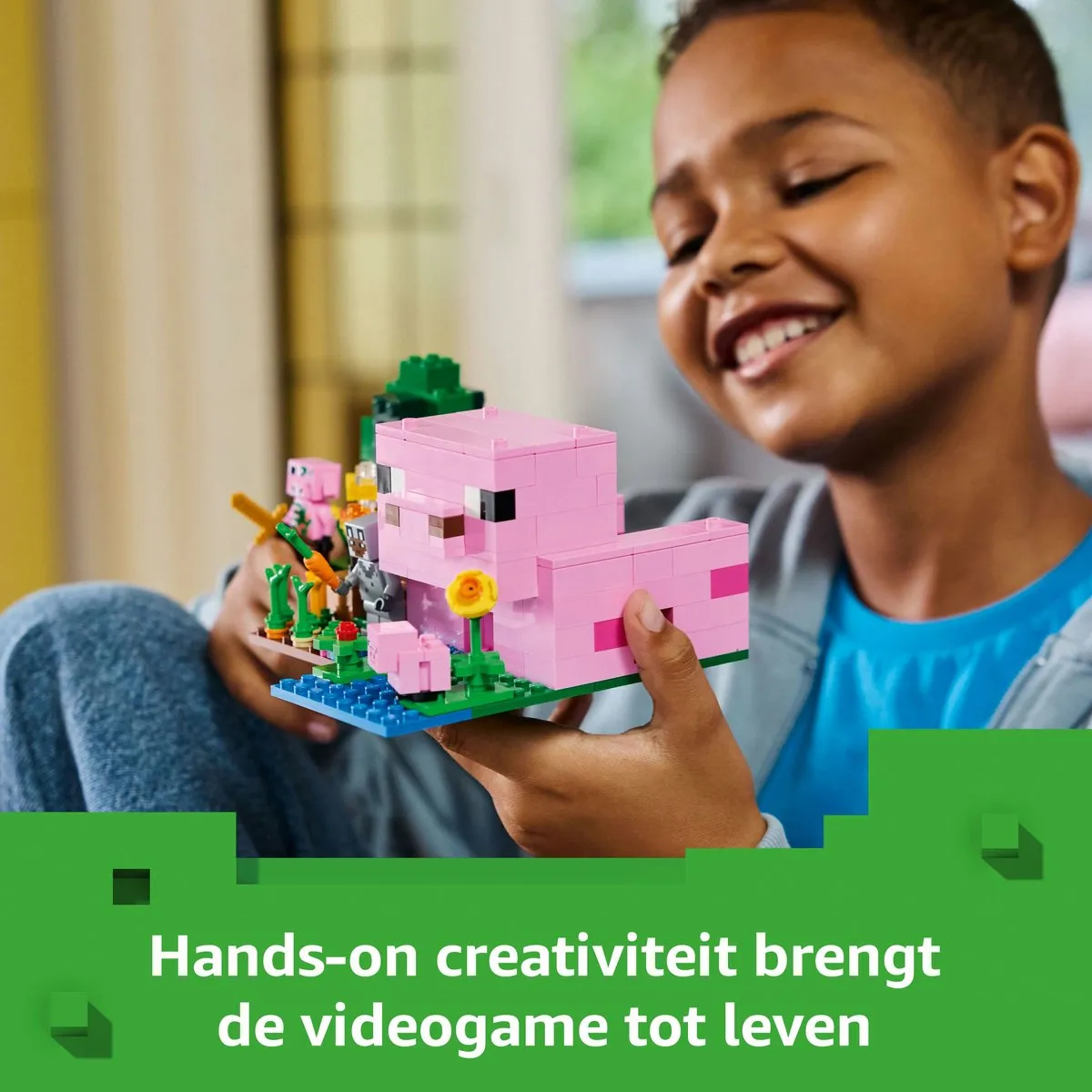 LEGO Minecraft Het Huis van het Biggetje 21268 - 238 Stenen