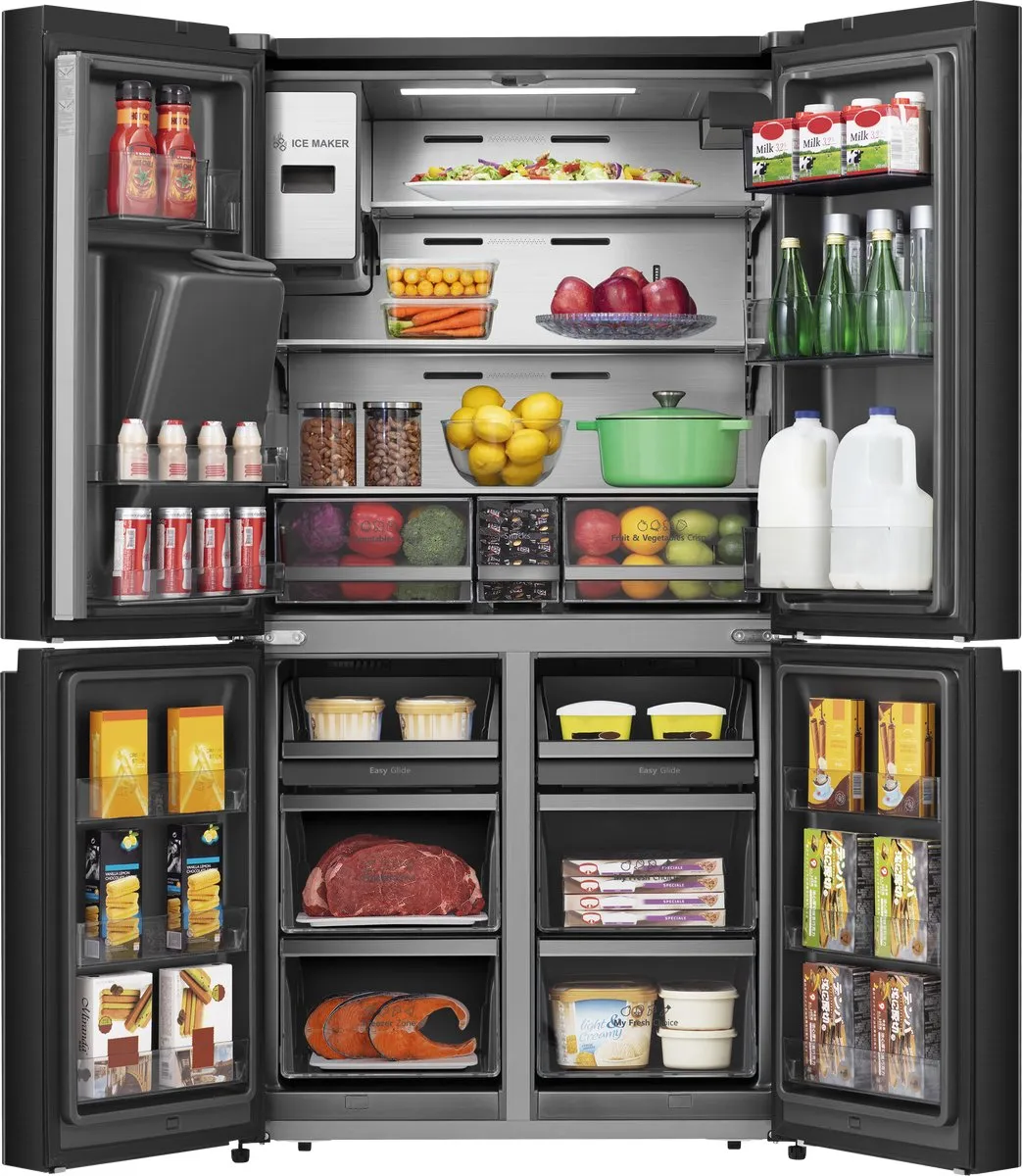 Hisense RQ760N4IFE Amerikaanse Koelkast 577L - Zwart