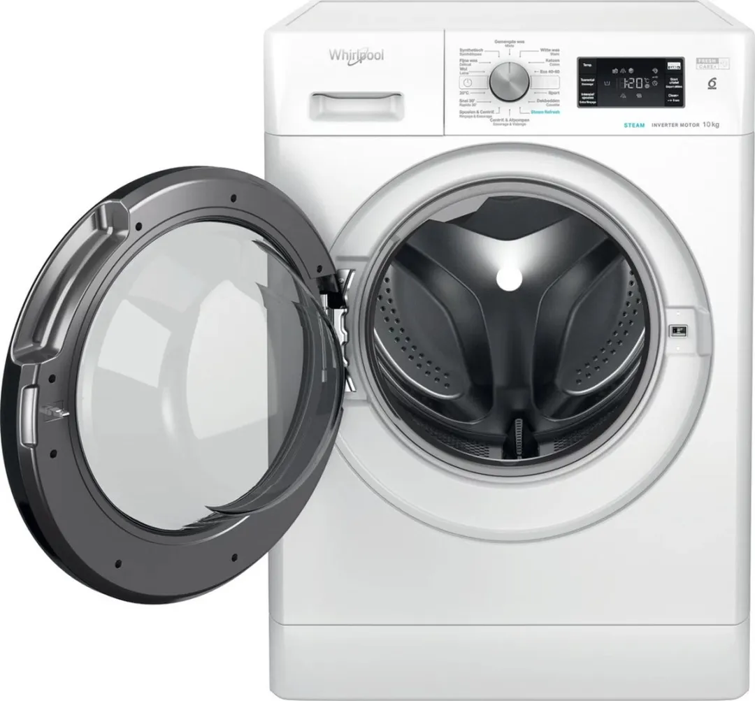 Whirlpool FFB10658BEVF Wasmachine Voorlader 10kg 1551 RPM - Wit