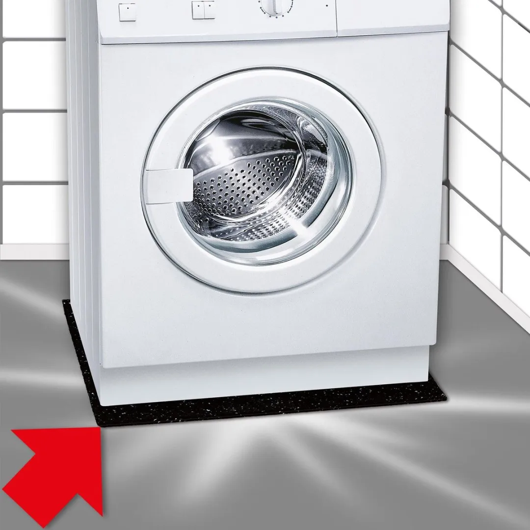 Scanpart Anti-Trillingsmat 0140120002 - 60x60cm - Zwart