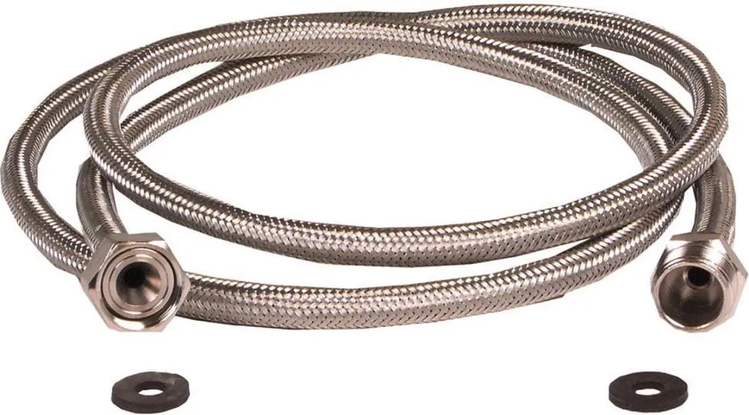 Scanpart F156 Gepantserde Verlengslang 1m - RVS - 19mm - KTW/DVGW