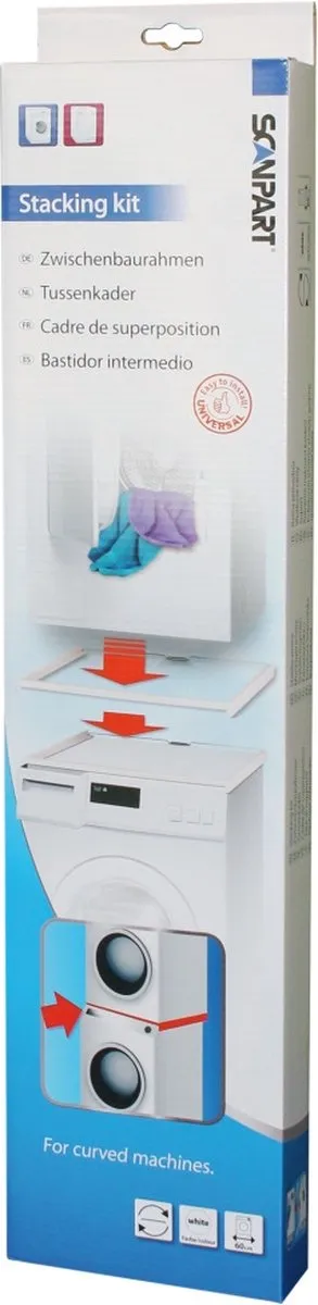 Scanpart Tussenstuk Wasmachine/Droger 0150120108