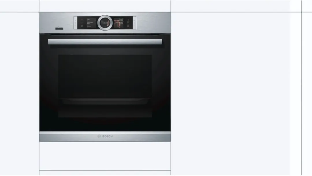 Bosch HRG6769S6 Inbouwoven 71L - Pyrolytisch + Hydrolytisch - RVS