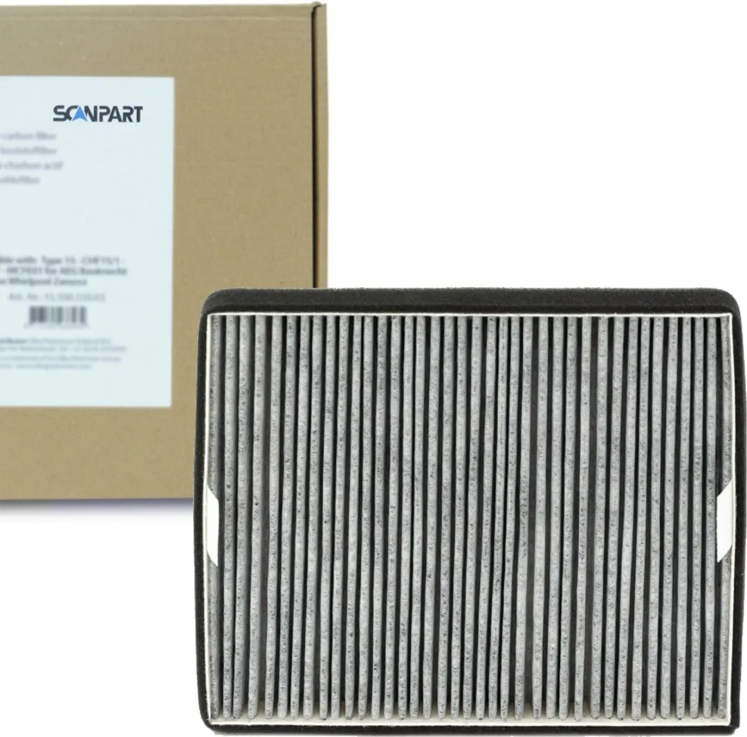 Scanpart Actief Koolstoffilter DKF11-P 11762530 - 263x215x20mm - Zwart