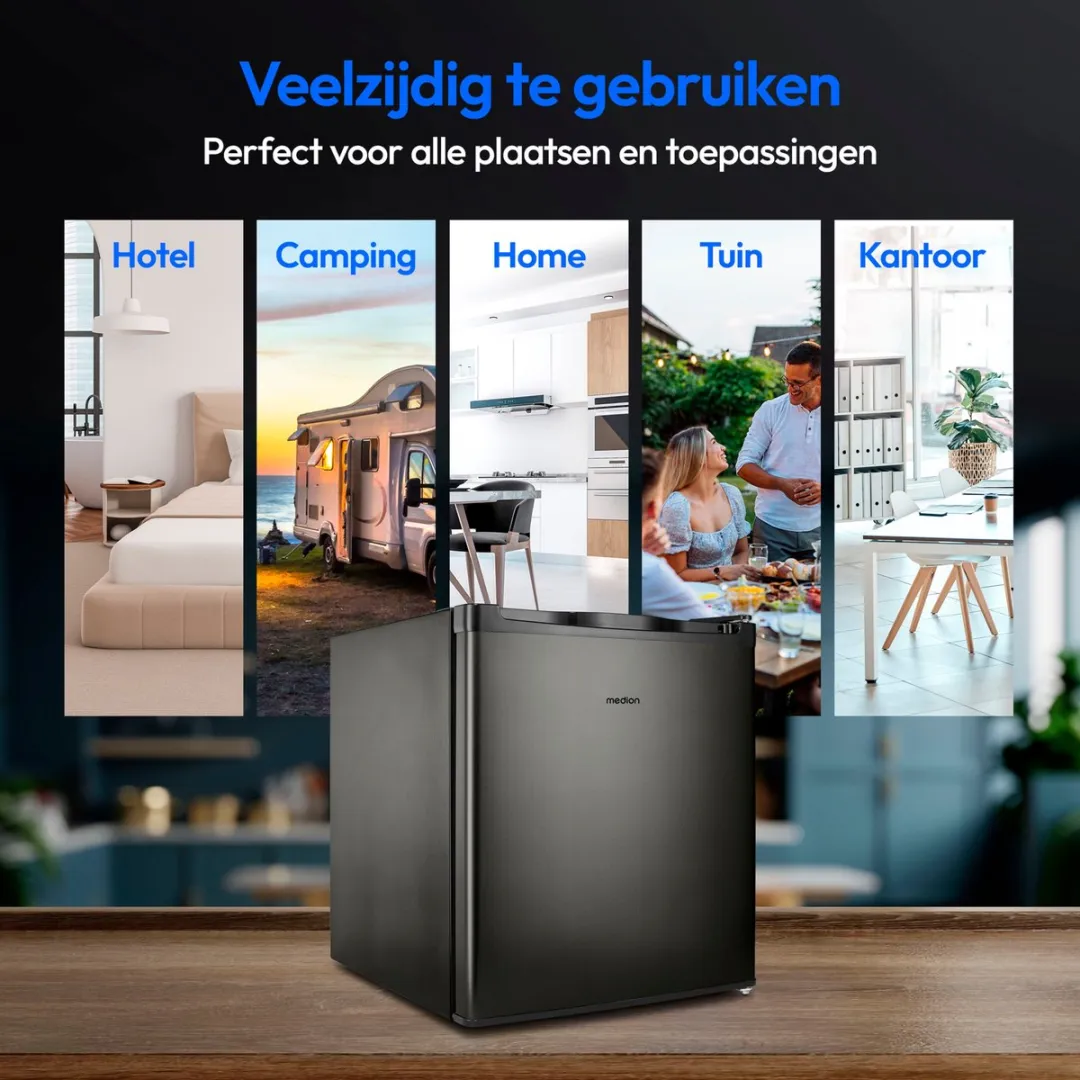 Medion MD37675 Mini Gefrierschrank 33L - Antraciet