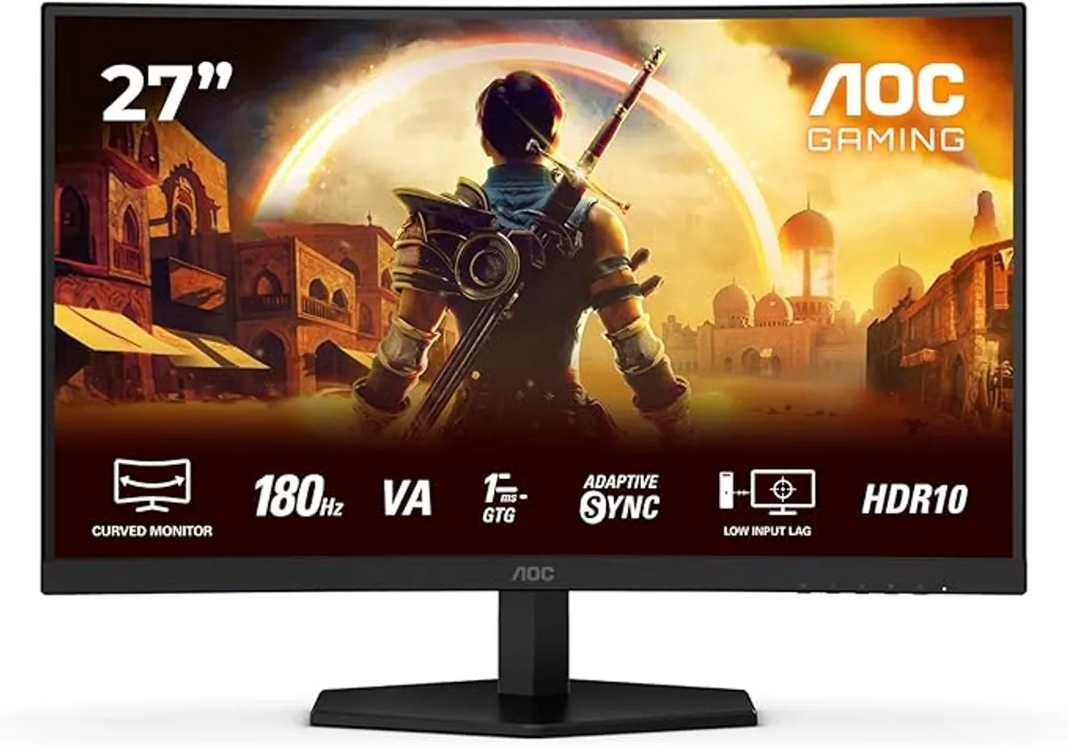 AOC G4 C27G42E Curved Gaming Monitor 27" - 180Hz - 0.5ms