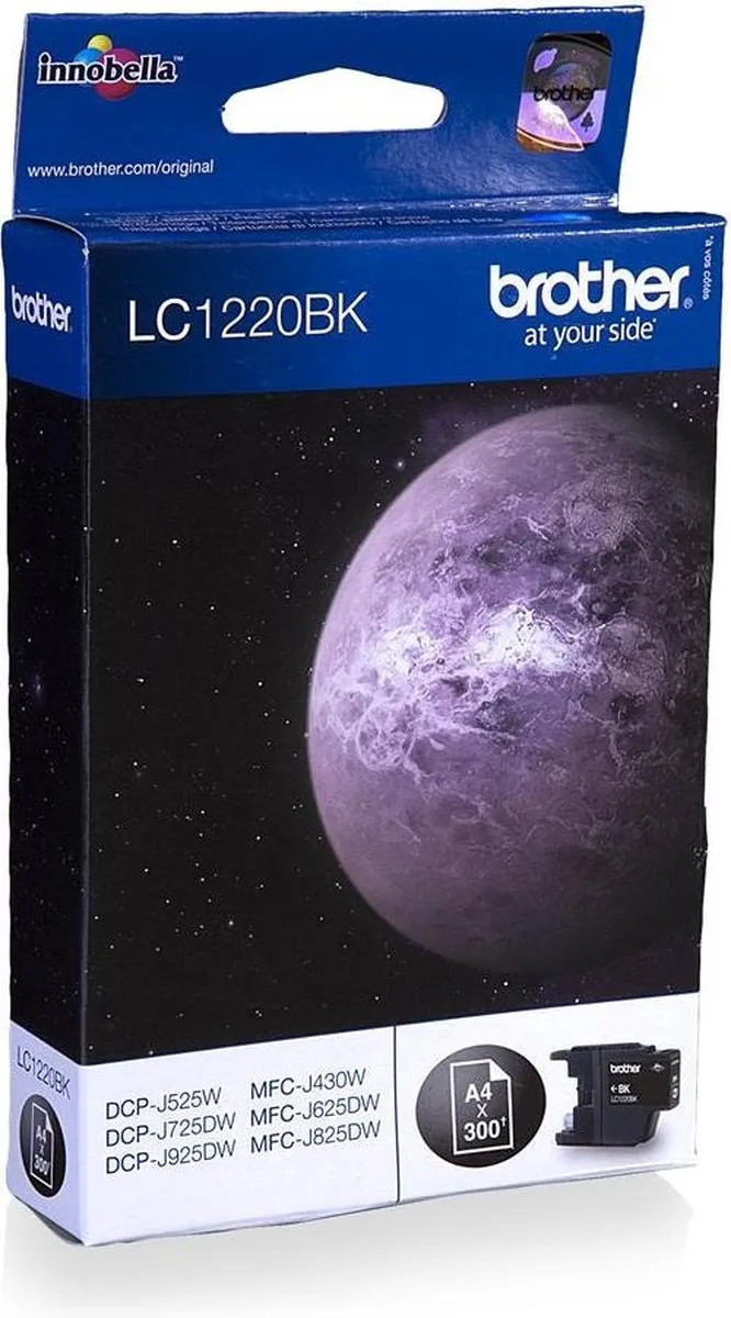 Brother LC-1220BK Inktcartridge - Zwart