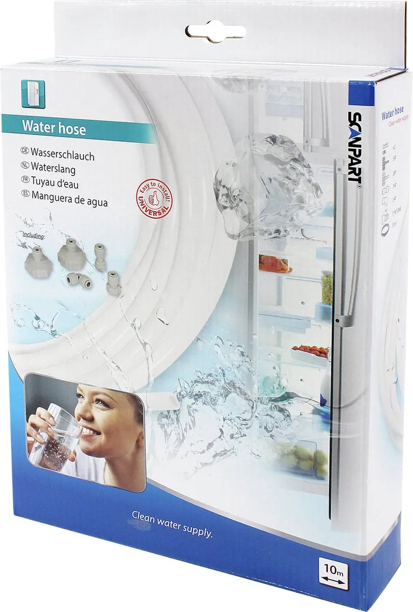 Scanpart Waterslang 10m Side-by-side - o.a. Samsung/LG - MPN 1120000024