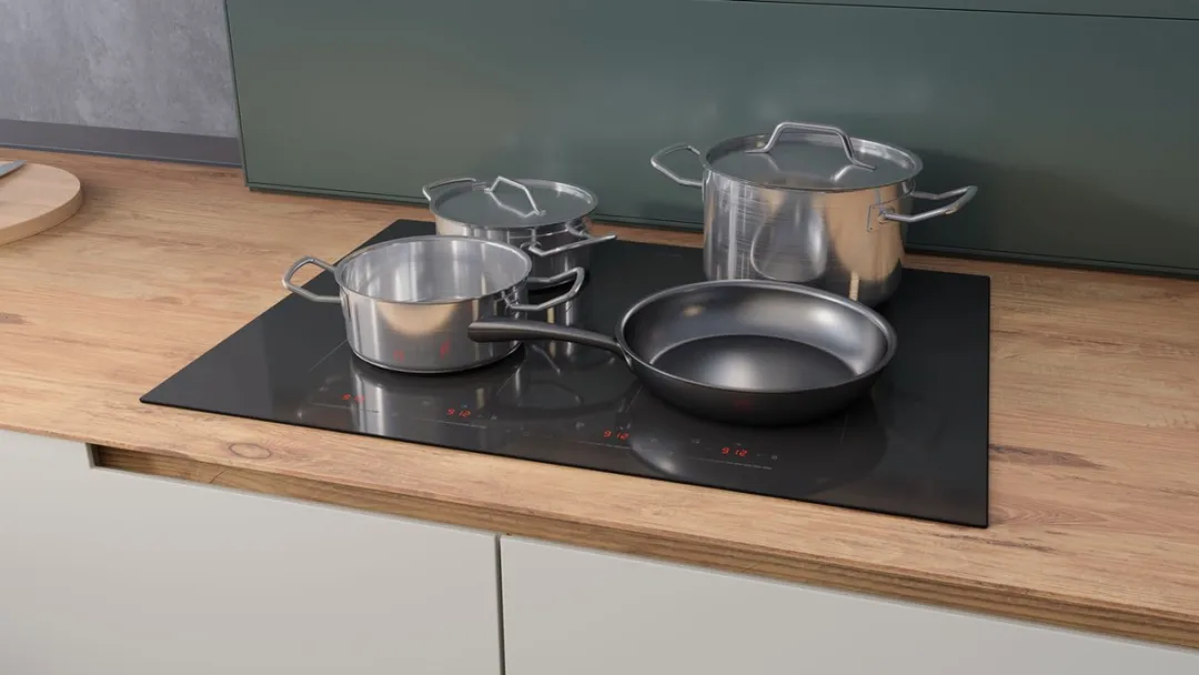 Etna KIF572ZT Inductiekookplaat 70cm - 4 Zones - Zwart Glas