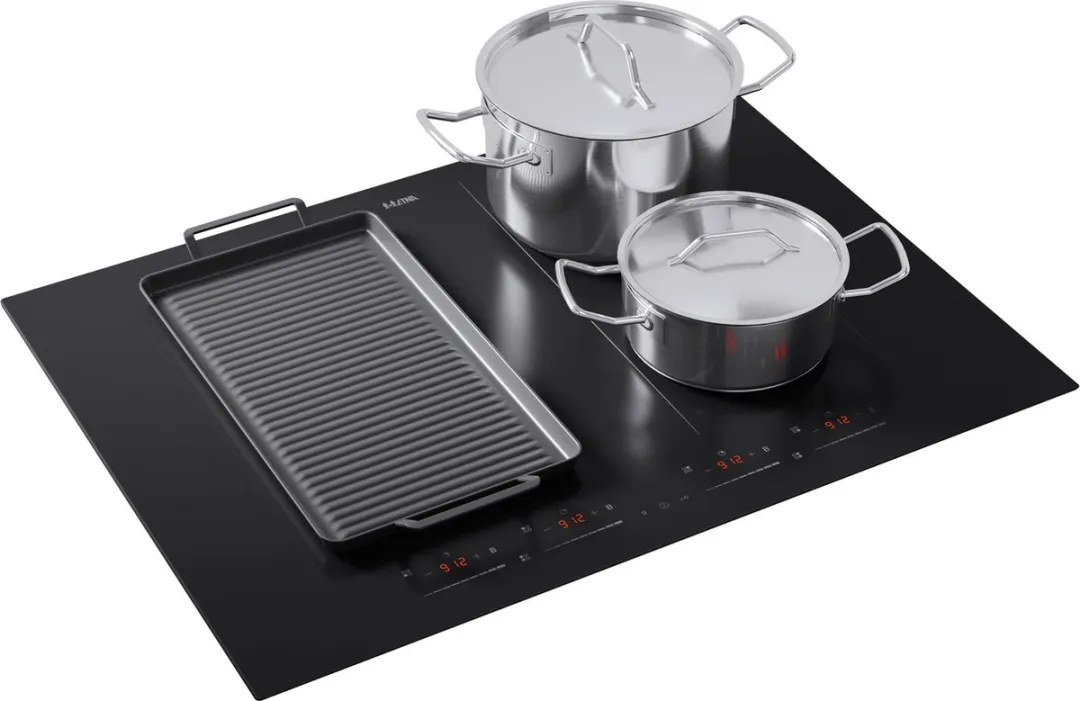 Etna KIF572ZT Inductiekookplaat 70cm - 4 Zones - Zwart Glas