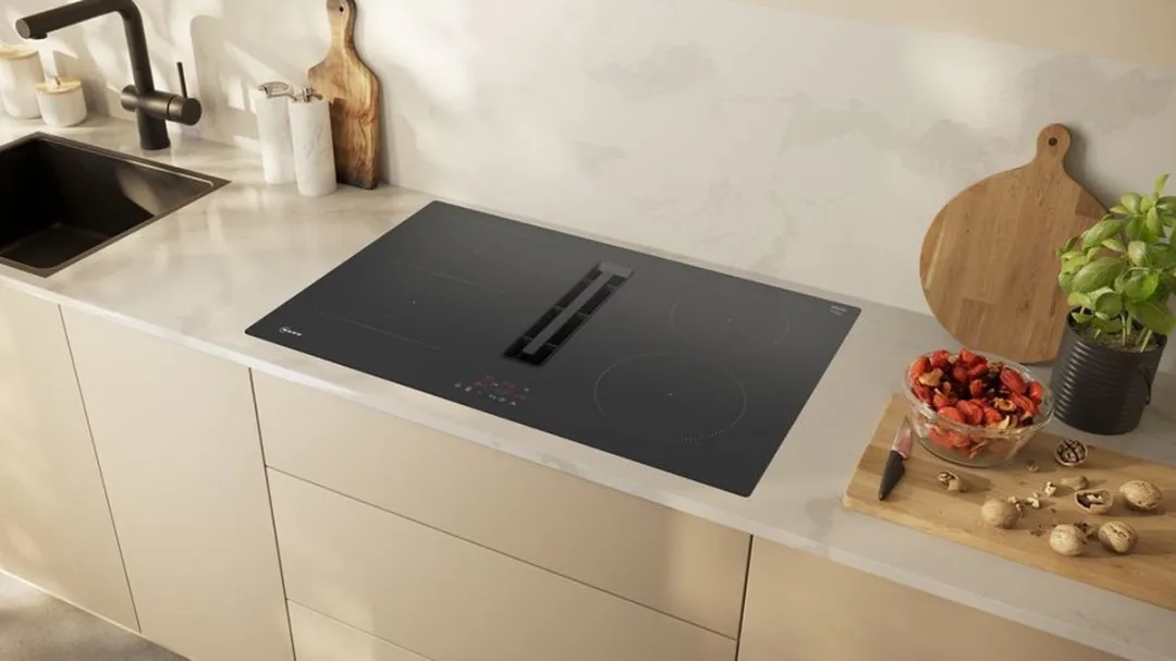 Neff V58NBS1L0 Inbouw Inductiekookplaat 4 Zones - Zwart