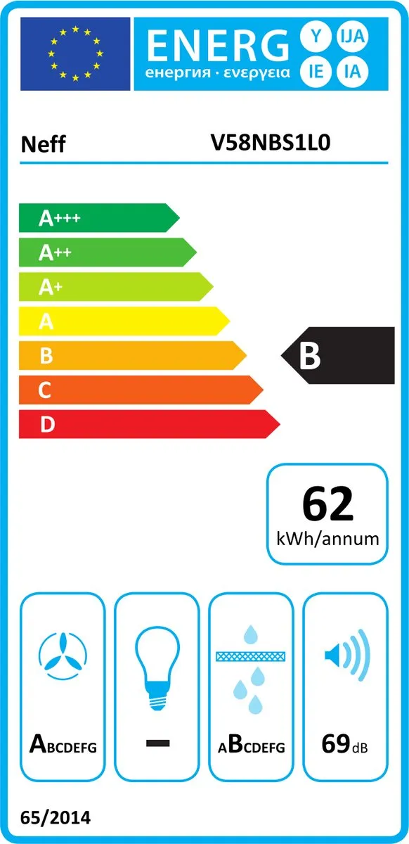Neff V58NBS1L0 Inbouw Inductiekookplaat 4 Zones - Zwart