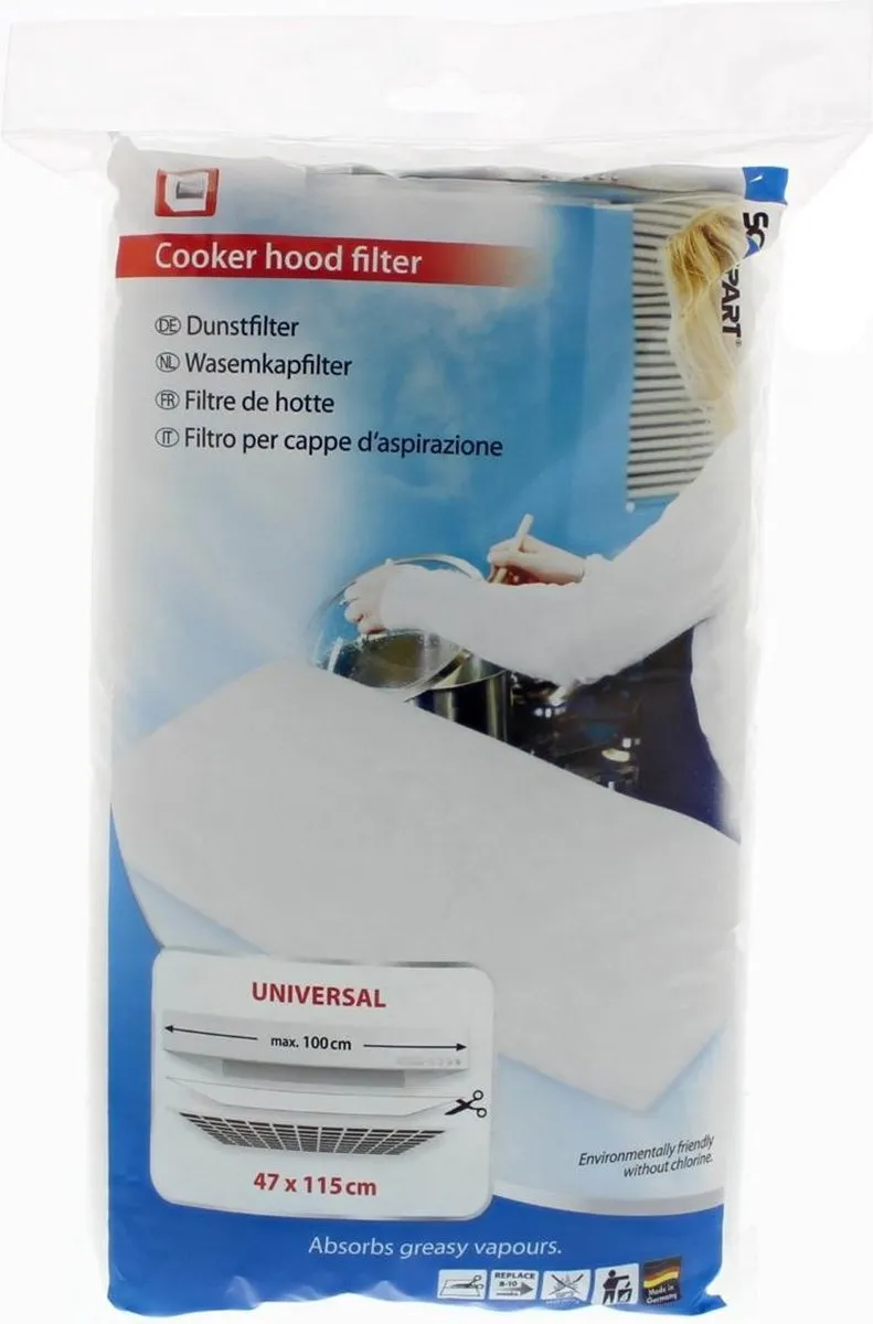 Scanpart Universeel Vetfilter 47x115cm