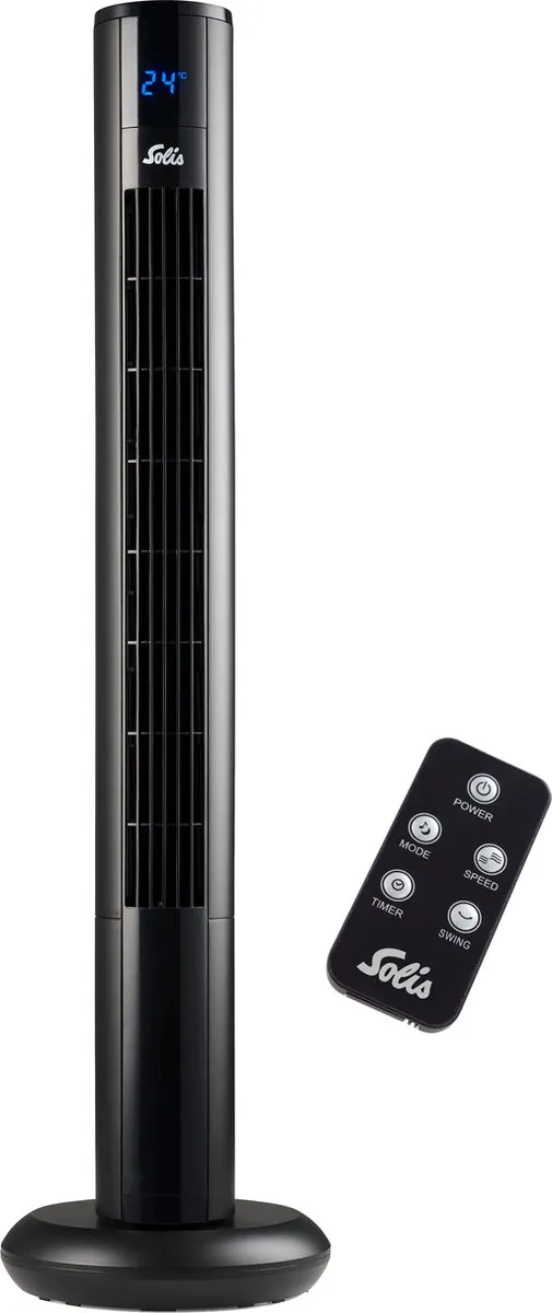 Solis Easy Breezy 757 Torenventilator - 50W - 91cm - Zwart